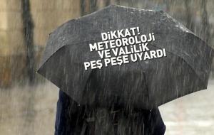 Dikkat! Valilik ve Meteoroloji peş peşe uyardı: Kuvvetli Yağış ve Rüzgar Alarmı!