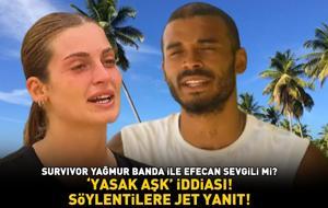 'YASAK AŞK' İDDİASI! Survivor Yağmur Banda ile Efecan sevgili mi? Ünlü isim söylentilere bakın nasıl yanıt verdi!