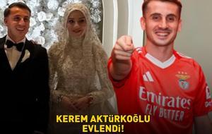 Benfica'nın yıldızı Kerem Aktürkoğlu, nişanlısı Ceren Azak ile evlendi! ÜNLÜ FUTBOLCUNUN MUTLU GÜNÜ!