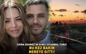 Galatasaray'ın yıldızı Icardi'nin büyük aşkı China Suarez'in İstanbul'daki 2. turu! BU KEZ BAKIN NEREYE GİTTİ!