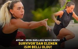 Survivor'dan elenen yarışmacı belli oldu! Aycan-Sevgi düellosu nefes kesti! Milyonların gönlünü kazandı, adaya veda etti