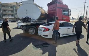 Mardin'de tanker ile otomobil çarpıştı: 6 yaralı
