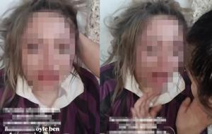 Skandal görüntüleri not yazıp paylaştılar! Genç kızı darp edip özür dilettiler