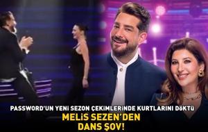 Şebnem Bozoklu - Enis Arıkan ikilisi geri dönüyor! Melis Sezen, Password'un yeni sezon çekimlerinde dans etti