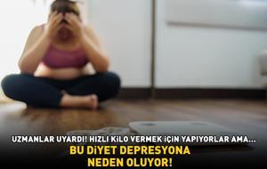 Bu diyet depresyona sokuyor! Zayıflamak isterken sağlığınızdan olmayın! Hızlı kilo vermek için yapıyorlar ama...