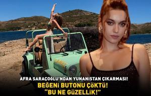 Yalı Çapkını'nın Seyran'ı Afra Saraçoğlu'ndan Yunanistan çıkarması! Bikinili pozlarına beğeni yağdı: 'BU NE GÜZELLİK!'