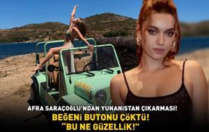 Yalı Çapkını'nın Seyran'ı Afra Saraçoğlu'ndan Yunanistan çıkarması! Bikinili pozlarına beğeni yağdı: 'BU NE GÜZELLİK!'