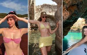 Yaz Geldi, Plajlar Alev Alev! Ünlü İsimler Deniz Sezonunu Açtı! Afra Saraçoğlu, Cemre Baysel ve Simay Barlas'tan Bikinili Pozlar