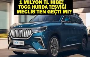 TOGG HURDA TEŞVİKİ 2025: Hurda Teşviki Meclis'ten geçti Mi? TOGG Hurda Teşviki 'İlk Arabam' Şartları Neler? 1 Milyon TL Hibe Edilecek!