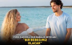 Milli futbolcu Ferdi Kadıoğlu'nun babalık heyecanı! 'BİR BEBEĞİMİZ OLACAK!'