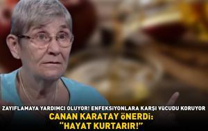 Prof. Dr. Canan Karatay 'Hayat kurtarır!' diyerek önerdi! Enfeksiyonlara karşı vücudu koruyor, zayıflamaya yardımcı oluyor!