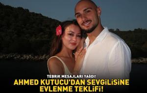 Galatasaray'ın yıldızı Ahmed Kutucu'dan sevgilisi Asena Atalar'a sürpriz evlilik teklifi! TEBRİK MESAJLARI YAĞDI