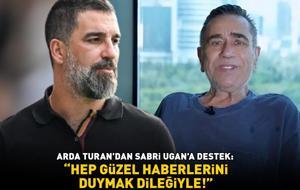 Shakhtar Donetsk'in teknik direktörü Arda Turan'dan Sabri Ugan'a destek mesajı: 'HEP GÜZEL HABERLERİNİ DUYMAK DİLEĞİYLE'