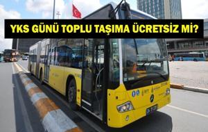 YKS günü toplu taşıma ücretsiz mi? 2025 YKS sınavı (TYT, AYT, YDT) 21-22 Haziran’da toplu taşıma ücretsiz mi? Otobüs, Metro, Metrobüs, Ankaray, İzban bedava mı? YKS: TYT - AYT - YDT sınavlarına gireceklere otobüs, metro, metrobüs bedava mı?