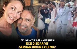 Yasak Elma'nın Fayza'sıydı! Ece Dizdar ve Serdar Orçin evlendi! GELİNLİĞİYLE GÖZ KAMAŞTIRDI!