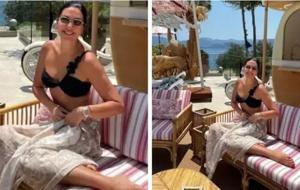 Bergüzar Korel, Marmaris’te Bikinili Pozuyla Gündem Oldu! 25 Kilo Verdi, Formunu Sergiledi