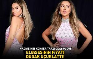Hadise'nin konser tarzı olay oldu! Elbisesinin fiyatı dudak uçuklattı