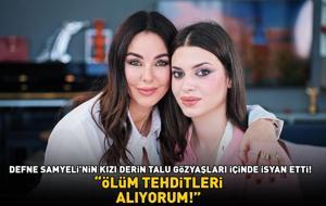 Defne Samyeli'nin kızı Derin Talu gelen linç mesajlarına isyan etti! 'ÖLÜM TEHDİTLERİ ALIYORUM!'