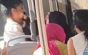 Denizli'de tesettürlü kadına saldırı! O anlar kameraya yansıdı