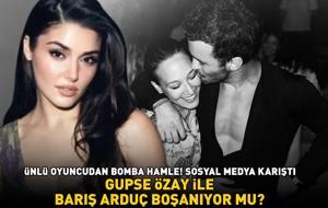 Hande Erçel'li sahneler sonrası ünlü oyuncudan bomba hamle! GUPSE ÖZAY İLE BARIŞ ARDUÇ BOŞANIYOR MU?