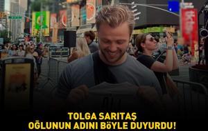 New York tatilinde paylaştı! Tolga Sarıtaş, oğlunun adını böyle duyurdu!