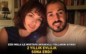 Ezgi Mola ile Mustafa Aksakallı boşandı! 2 YILLIK EVLİLİK SONA ERDİ!