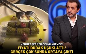 MasterChef Mehmet Yalçınkaya'nın restoranındaki yaprak sarma fiyatı dudak uçuklattı! GERÇEK SONRA ORTAYA ÇIKTI!