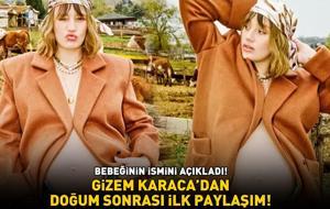 Bebeğinin ismini açıkladı! Gizem Karaca'dan doğum sonrası ilk paylaşım!