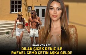 ROMANTİK POZ! Dilan Çiçek Deniz-Rafael Cemo Çetin çifti aşka geldi