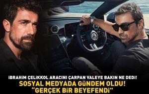 İbrahim Çelikkol, lüks otomobilini çarpan valeye bakın ne dedi! Sosyal medyayı salladı: 'GERÇEK BİR BEYEFENDİ'