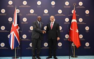 İngiltere Dışişleri Bakanı Lammy Ankara'da: Hakan Fidan'dan 'Eurofighter' açıklaması