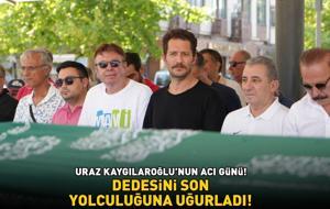 Uraz Kaygılaroğlu'nun acı günü! Dedesini son yolculuğuna uğurladı