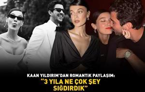 Romantik paylaşım! Kaan Yıldırım, Pınar Deniz ile birlikteliklerini böyle kutladı: '3 YILA NE ÇOK ŞEY SIĞDIRDIK!'