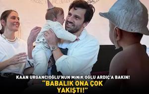 Kaan Urgancıoğlu'nun minik oğlu Ardıç'a bakın! Beğeni butonu çöktü: 'BABALIK ONA ÇOK YAKIŞTI!'