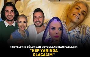 Tanyeli'nin büyük oğlu Taylan, kardeşi Teoman'ın doğum gününü annesinin fotoğrafıyla kutladı: 'HEP YANINDA OLACAĞIM!'
