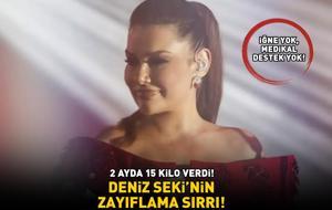 2 AYDA 15 KİLO VERDİ! Deniz Seki'nin zayıflama sırrı! İğne yok, medikal destek yok!