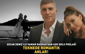 TEKNEDE ROMANTİK ANLAR! Özcan Deniz ve Samar Dadgar'dan aşk dolu pozlar!