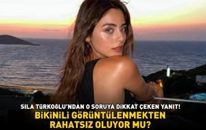 Kızılcık Şerbeti'nin Doğa'sı Sıla Türkoğlu bikinili görüntülenmekten rahatsız oluyor mu? O soruya dikkat çeken yanıt!