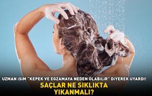 Saçlar ne sıklıkta yıkanmalı? Uzman isim ‘Kepek ve egzamaya neden olabilir’ diyerek uyardı! Meğer böyle yıkanan saçlar dökülmüyormuş!