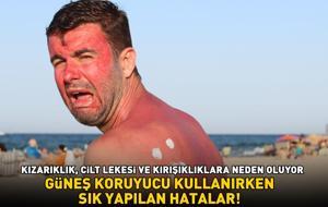 BU HATAYI HERKES YAPIYOR! Güneş koruyucu kullanırken bunlara dikkat! Kızarıklık, cilt lekesi ve kırışıklıklara neden oluyor