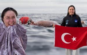 Bengisu Avcı'dan rekor! Kuzey Kanalı’nı fırtına gibi geçti...