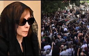 Bir ülke yasta! Ziyad Rahbani’ye son veda: Lübnan'ın efsanevi sesi Feyruz, oğlunun cenaze töreninde görüntülendi