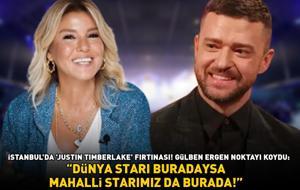 İstanbul'da 'Justin Timberlake' fırtınası! Gülben Ergen noktayı koydu: 'DÜNYA STARI BURADAYSA, MAHALLi STARIMIZ DA BURADA!'