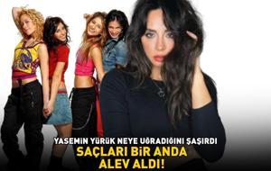 Eski Hepsi grubu üyesi Yasemin Yürük neye uğradığını şaşırdı! SAÇLARI BİR ANDA ALEV ALDI