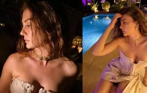 Burcu Özberk'ten Mısır'dan Çarpıcı Paylaşım! Havuz Başındaki Pozları Olay Oldu