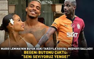 GALATASARAY - LAZİO MAÇI ÖNCESİ GÜNDEM OLDU! Mario Lemina'nın sevgilisine bakın! 'Seni seviyoruz yenge!'