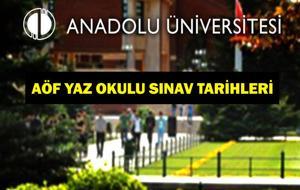 2025 AÖF YAZ OKULU SINAV TARİHLERİ: AÖF yaz okulu sınav tarihleri 2025 ne zaman? AÖF yaz okulu sınavları ne zaman? Anadolu Üniversitesi yaz okulu sınav takvimi belli oldu!