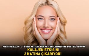 KOLAJEN ETKİSİNİ 2 KATINA ÇIKARIYOR! Mucizevi etki: Kırışıklıkları ütü gibi açıyor, cildi onarıp hücre yenilenmesine destek oluyor