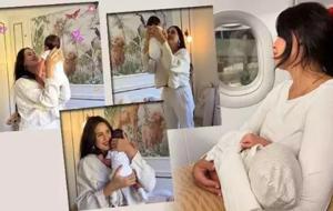 Yeni Anne Sahra Işık, Ailesiyle Mutlu Bir Poz Paylaştı!