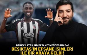 Beşiktaş'ın efsane isimleriyle bir araya geldi! Berkay Ateş, Ndidi tanıtım videosunda!